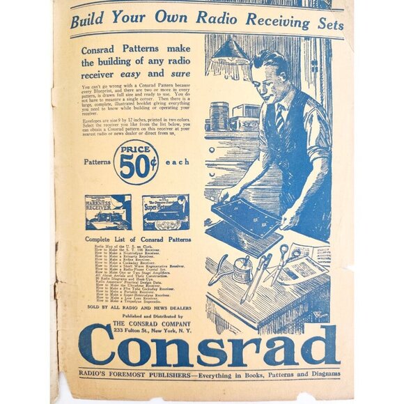 1925 Radio Listeners Guide And Call Book PB Directory Maps Illustrated DWR5 - Picture 7 of 8